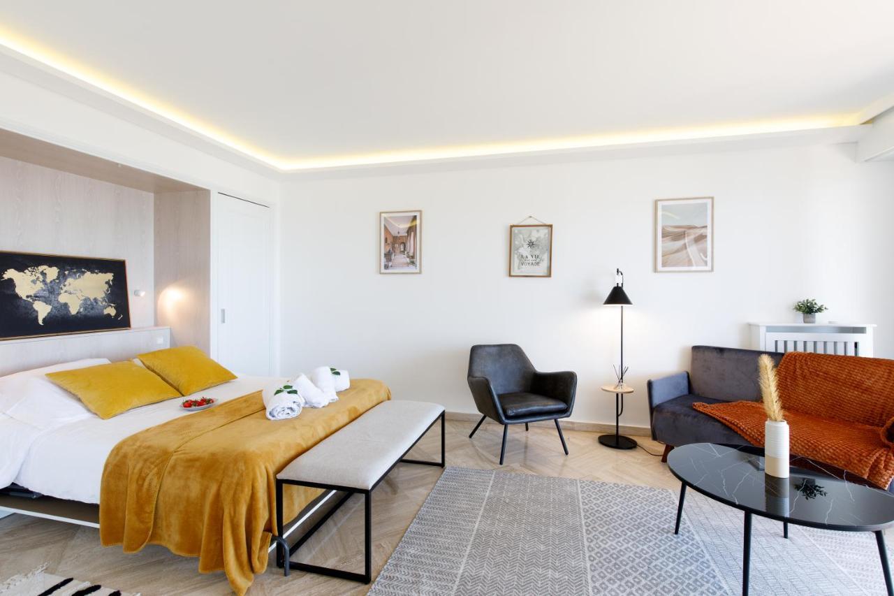 Suite Riviera - Sea View - Clim - 50M Plage - Residence De Standing - Spacieux 180 M2 - Parking Cannes Exterior photo