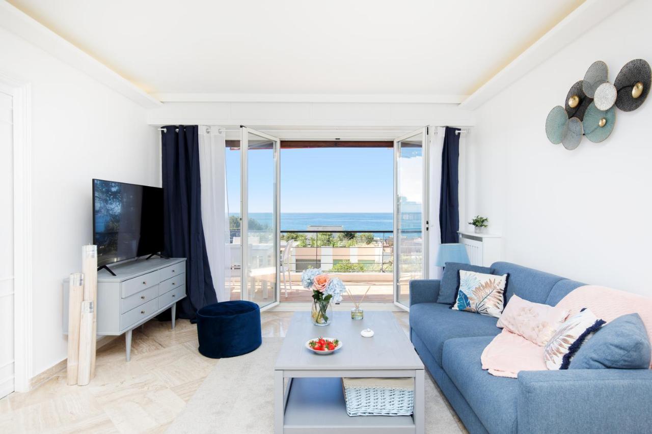 Suite Riviera - Sea View - Clim - 50M Plage - Residence De Standing - Spacieux 180 M2 - Parking Cannes Exterior photo