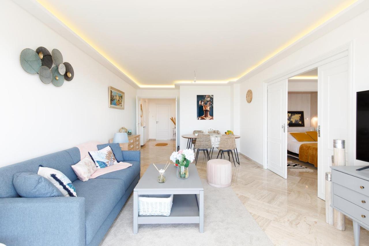 Suite Riviera - Sea View - Clim - 50M Plage - Residence De Standing - Spacieux 180 M2 - Parking Cannes Exterior photo